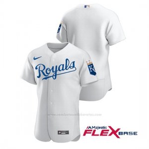 Camiseta Beisbol Hombre Kansas City Royals Autentico Nike Blanco