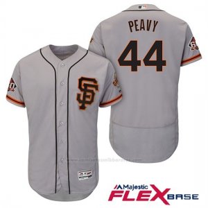 Camiseta Beisbol Hombre San Francisco Giants Jake Peavy Gris Alterno 60th Season Flex Base
