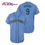 Camiseta Beisbol Hombre Seattle Mariners Dee Gordon Flex Base Entrenamiento de Primavera 2019 Azul