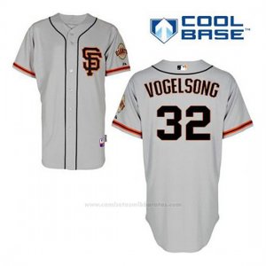 Camiseta Beisbol Hombre San Francisco Giants Ryan Vogelsong 32 Gris Alterno Cool Base