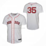 Camiseta Beisbol Nino Boston Red Sox Garrett Crochet Limited Blanco Camiseta Beisbol Nino Boston Red Sox Garrett Crochet Limited Blanco