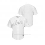 Camiseta Beisbol Hombre New York Mets 2019 Players Weekend Replica Blanco