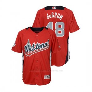 Camiseta Beisbol Nino All Star Game Jacob Degrom 2018 1ª Run Derby National League Rojo