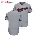 Camiseta Beisbol Hombre Minnesota Twins Gris 2018 Dia del Padre Flex Base