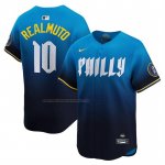 Camiseta Beisbol Hombre Philadelphia Phillies JT Realmuto City Connect Limited Azul