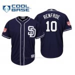 Camiseta Beisbol Hombre San Diego Padres Hunter Renfroe Cool Base Entrenamiento de Primavera 2019 Azul