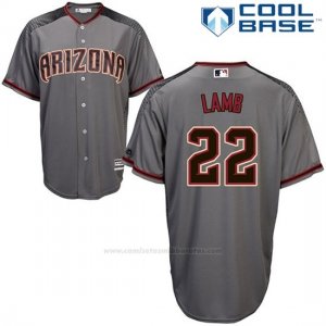 Camiseta Beisbol Hombre Arizona Diamondbacks 22 Jake Lamb Gris 2017 Cool Base