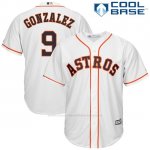 Camiseta Beisbol Hombre Houston Astros Marwin Gonzalez Blanco Cool Base