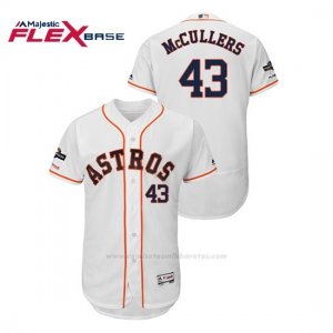 Camiseta Beisbol Hombre Houston Astros Lance Mccullers 2019 Postseason Flex Base Blanco