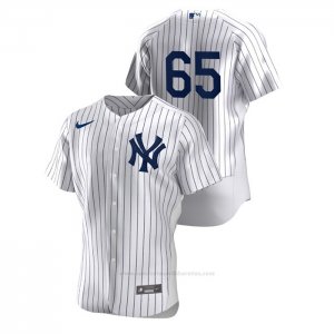 Camiseta Beisbol Hombre New York Yankees James Paxton Authentic Blanco