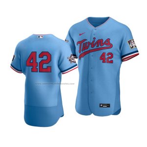 Camiseta Beisbol Hombre Minnesota Twins Jackie Robinson Day Autentico Azul