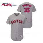 Camiseta Beisbol Hombre Boston Red Sox Andrew Benintendi 150th Aniversario Patch Autentico Flex Base Gris