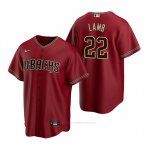 Camiseta Beisbol Hombre Arizona Diamondbacks Jake Lamb Alterno Replica Rojo
