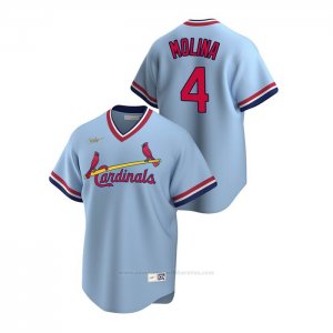 Camiseta Beisbol Hombre St. Louis Cardinals Yadier Molina Cooperstown Collection Road Azul