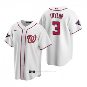 Camiseta Beisbol Hombre Washington Nationals Michael A. Taylor Replica Blanco