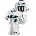 Camiseta Beisbol Hombre Arizona Diamondbacks Personalizada Autentico 2020 Alternato Blanco Verde