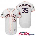 Camiseta Beisbol Hombre Houston Astros 2017 World Series Justin Verlander Blanco Flex Base