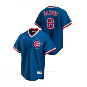 Camiseta Beisbol Hombre Chicago Cubs Andre Dawson Cooperstown Collection Road Azul