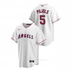 Camiseta Beisbol Hombre Los Angeles Angels Albert Pujols Replica Primera Blanco