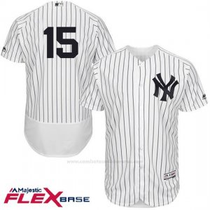 Camiseta Beisbol Hombre New York Yankees Thurman Munson Blanco Flex Base Autentico Coleccion