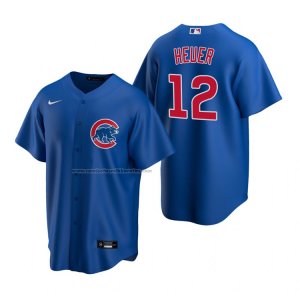 Camiseta Beisbol Hombre Chicago Cubs Codi Heuer Replica Alterno Azul