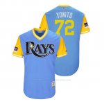 Camiseta Beisbol Hombre Rays Yonny Chirinos 2018 Llws Players Weekend Yonito Light Toronto Blue Jays