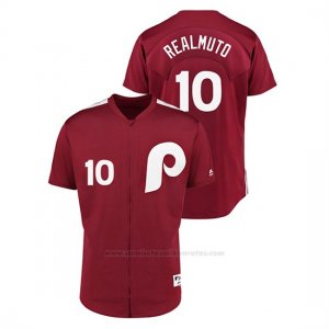 Camiseta Beisbol Hombre Philadelphia Phillies J.t. Realmuto 1979 Saturday Night Special Autentico Rojo