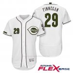 Camiseta Beisbol Hombre Cincinnati Reds 29 Brandon Finnegan 2018 Alterno Autentico Flex Base