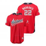 Camiseta Beisbol Hombre All Star Game Atlanta Braves Nick Markakis 2018 1ª Run Derby National League Rojo