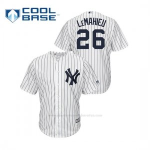 Camiseta Beisbol Hombre New York Yankees Dj Lemahieu Cool Base Blanco
