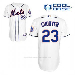 Camiseta Beisbol Hombre New York Mets Michael Cuddyer 23 Blanco Alterno Cool Base