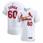 Camiseta Beisbol Hombre St. Louis Cardinals Guillermo Zuniga Primera Elite Blanco