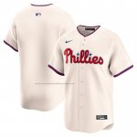 Camiseta Beisbol Hombre Philadelphia Phillies Alterno Limited Crema