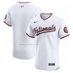 Camiseta Beisbol Hombre Washington Nationals Elite Primera Blanco