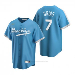Camiseta Beisbol Hombre Los Angeles Dodgers Julio Urias Cooperstown Collection Alterno Azul