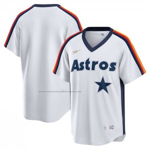 Camiseta Beisbol Hombre Houston Astros Primera Cooperstown Collection Logo Blanco