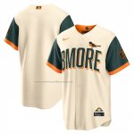 Camiseta Beisbol Hombre Baltimore Orioles City Connect 2026 Stadium Crema Camiseta Beisbol Hombre Baltimore Orioles City Connect 2026 Stadium Crema
