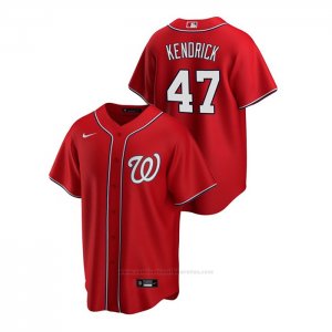 Camiseta Beisbol Hombre Washington Nationals Howie Kendrick Replica Alterno Rojo