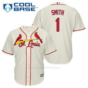 Camiseta Beisbol Hombre St. Louis Cardinals Ozzie Smith 1 Crema Alterno Cool Base