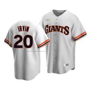 Camiseta Beisbol Hombre San Francisco Giants Monte Irvin Cooperstown Collection Primera Blanco