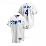 Camiseta Beisbol Hombre Kansas City Royals Alex Gordon Replica Primera Blanco
