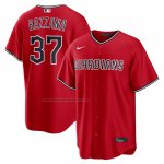 Camiseta Beisbol Hombre Cleveland Guardians Travis Bazzana Alterno Replica Rojo Camiseta Beisbol Hombre Cleveland Guardians Travis Bazzana Alterno Replica Rojo