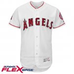 Camiseta Beisbol Hombre Los Angeles Angels Blank Blanco Flex Base Autentico Coleccion
