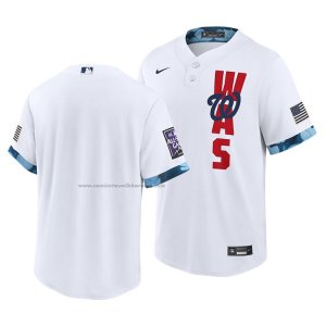 Camiseta Beisbol Hombre Washington Nationals 2021 All Star Replica Blanco