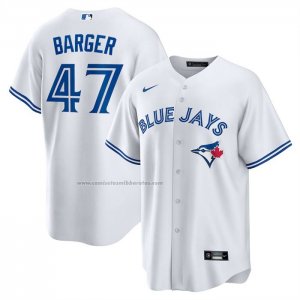 Camiseta Beisbol Hombre Toronto Blue Jays Addison Barger Primera Replica Blanco