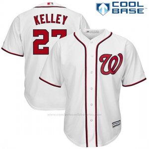 Camiseta Beisbol Hombre Washington Nationals Mens Shawn Kelley Blanco Cool Base