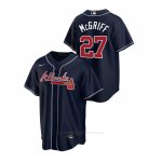 Camiseta Beisbol Hombre Atlanta Braves Fred Mcgriff 2020 Replica Alterno Azul