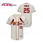 Camiseta Beisbol Hombre St. Louis Cardinals Dexter Fowler 150th Aniversario Patch Autentico Flex Base Crema