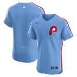 Camiseta Beisbol Hombre Philadelphia Phillies Alternate Elite Azul