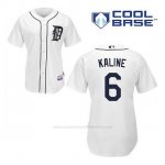 Camiseta Beisbol Hombre Detroit Tigers Al Kaline 6 Blanco 1ª Cool Base